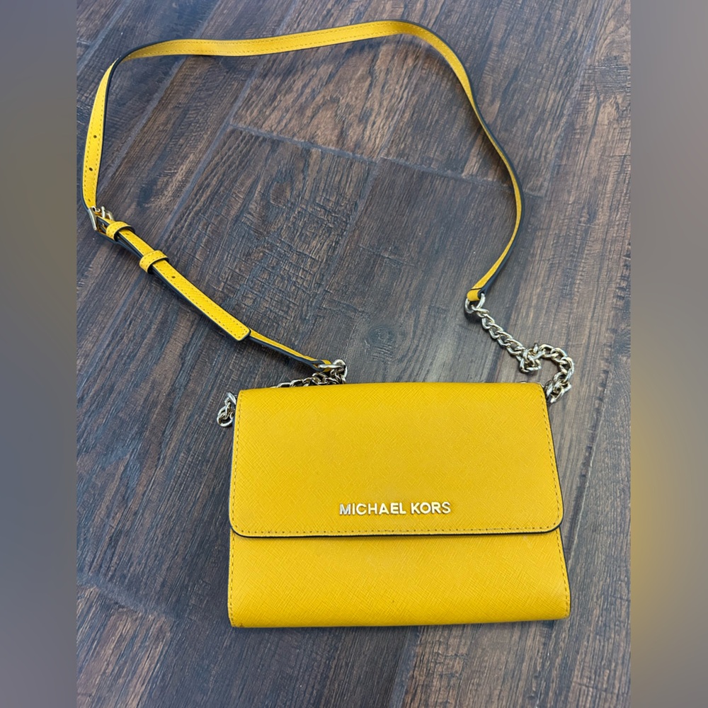 Michael Kors Vibrant Yellow Crossbody Bag